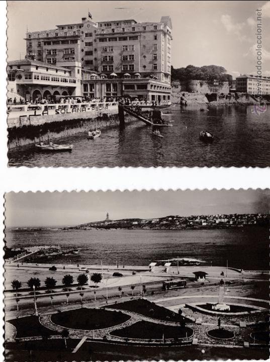 Postales: P- 2714. PAREJA  POSTALES DE LA CORU&Ntilde;A. - Foto 1