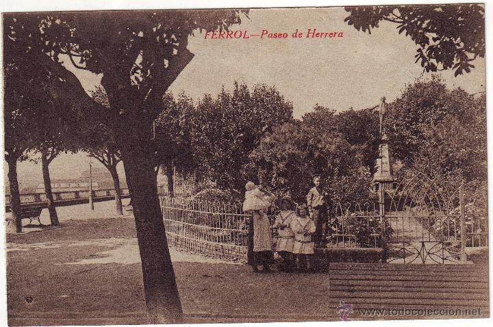 Postales: FERROL. PASEO DE HERRERA - Foto 1