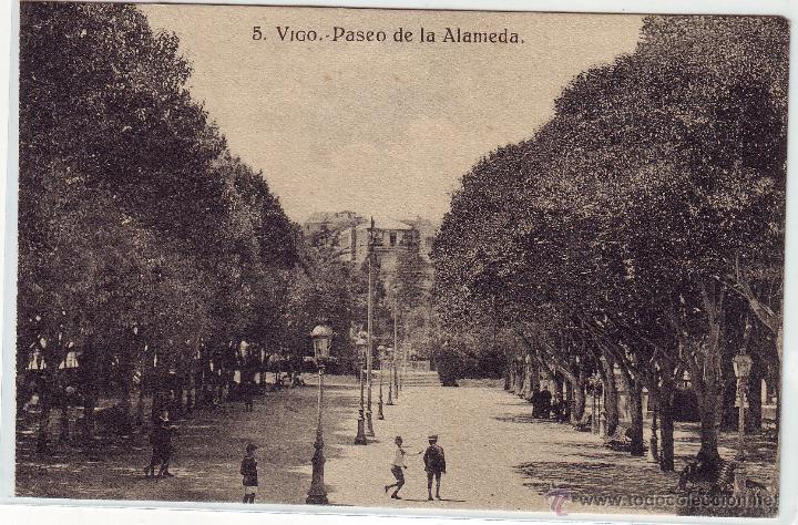 Postales: G-04  VIGO. PASEO DE LA ALAMEDA - Foto 1