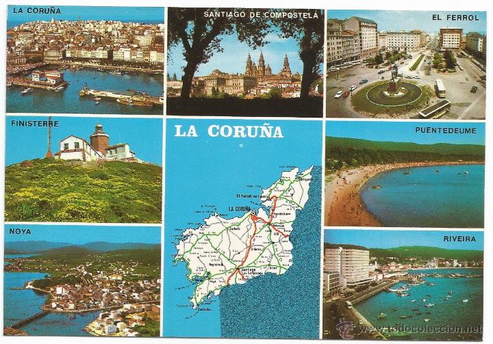 Postales: [POSTAL] La Coru&ntilde;a. Diversos aspectos [SIN CIRCULAR] - Foto 1