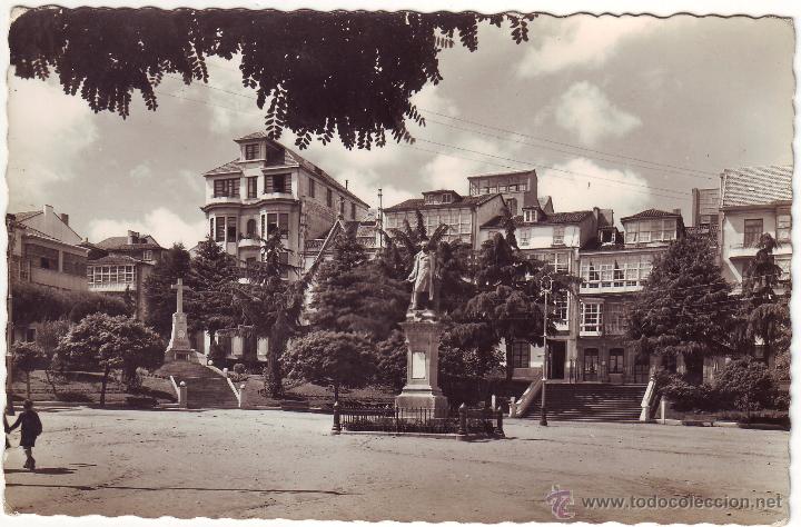 Postales: G-48  EL FERROL DEL CAUDILLO. PLAZA DEL MARQU&Eacute;S DE AMBOAGE