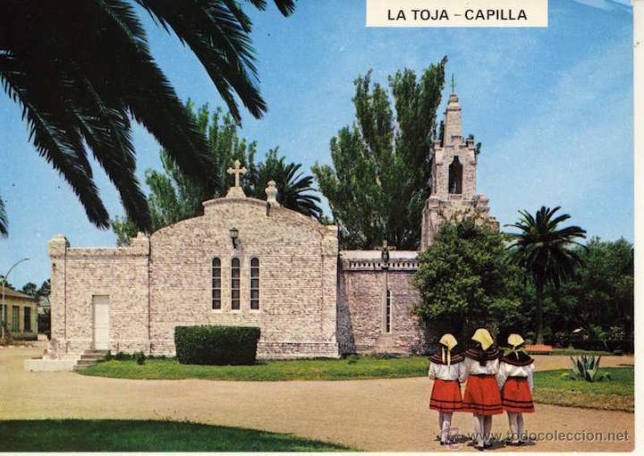 Postales: MAGNIFICA POSTAL  CAPILLA LA TOJA PONTEVEDRA - Foto 1