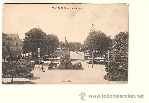 Postales: PONTEVEDRA.- LA ALAMEDA - Foto 1