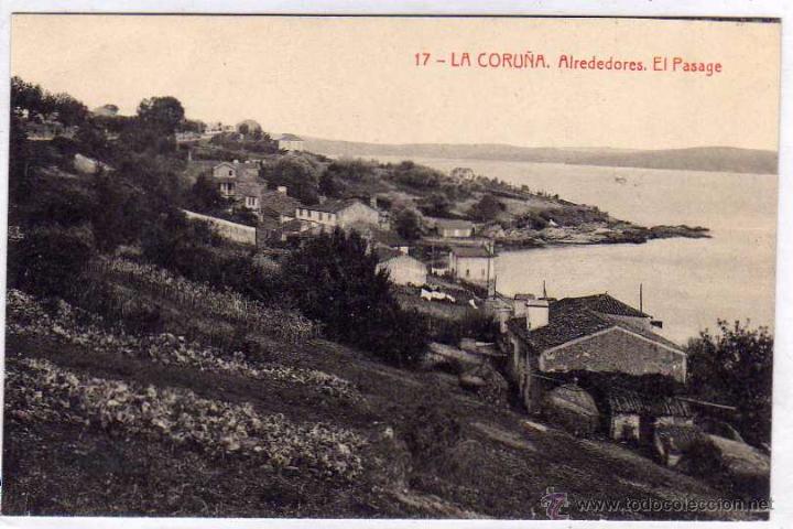 Postales: 17 La Coru&ntilde;a. Alrededores. El Pasage. Thomas. Sin circular. - Foto 1