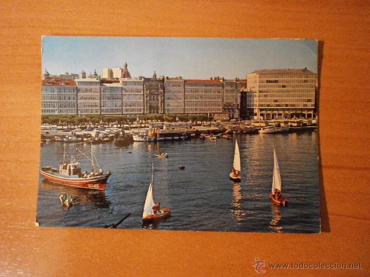 Postales: POSTAL LA CORU&Ntilde;A ESCRITA - Foto 1