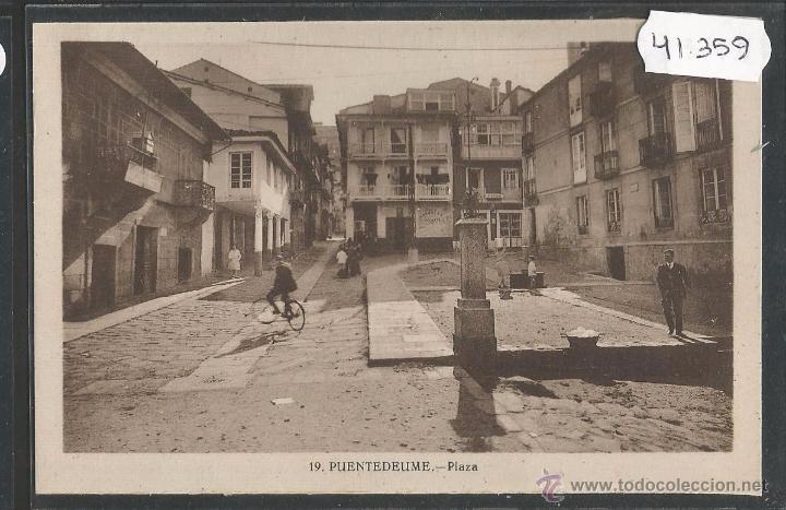 Postales: PUENTEDEUME - 19 - PLAZA - ROISIN - (41359) - Foto 1