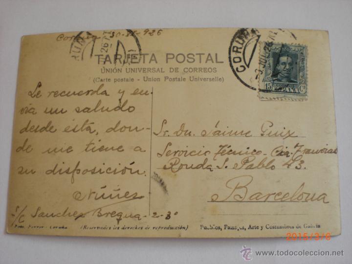 Postales: FOTO POSTAL LA CORU&Ntilde;A. A&Ntilde;OS 20. 1237 - Foto 2