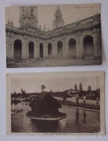 Postales: DOS POSTALES DE LUGO - Foto 1