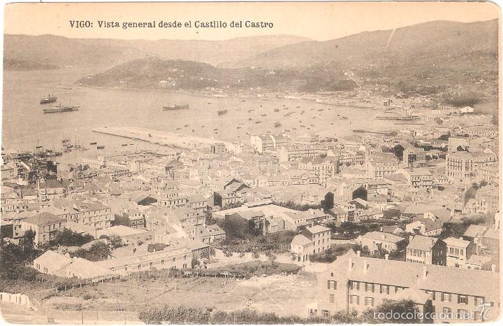 Postales: Vigo Vista general desde el Castillo de Castro
