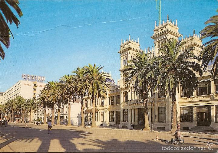 Postales: POSTAL, LA CORU&Ntilde;A, JARDINES DE M&Eacute;NDEZ N&Uacute;&Ntilde;EZ, EDIFICIO LA TERRAZA, CIRCULADA - Foto 1