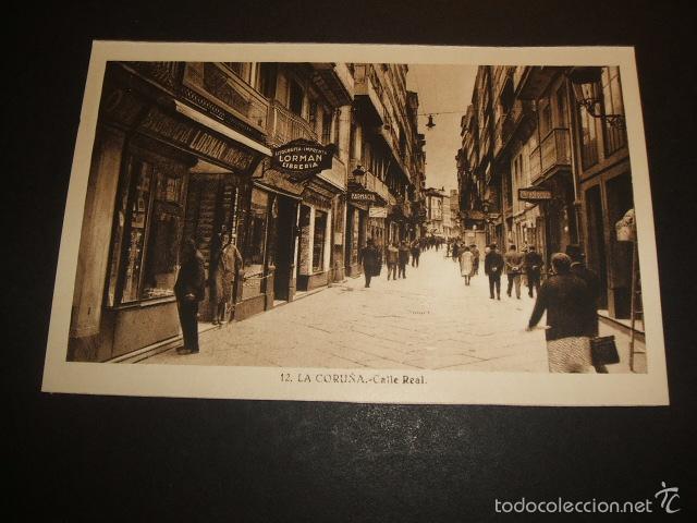 Postales: LA CORU&Ntilde;A CALLE REAL - Foto 1