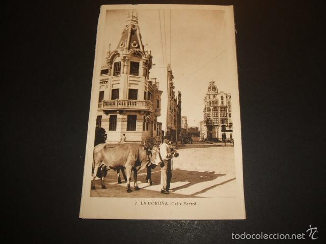 Postales: LA CORU&Ntilde;A CALLE FERROL - Foto 1