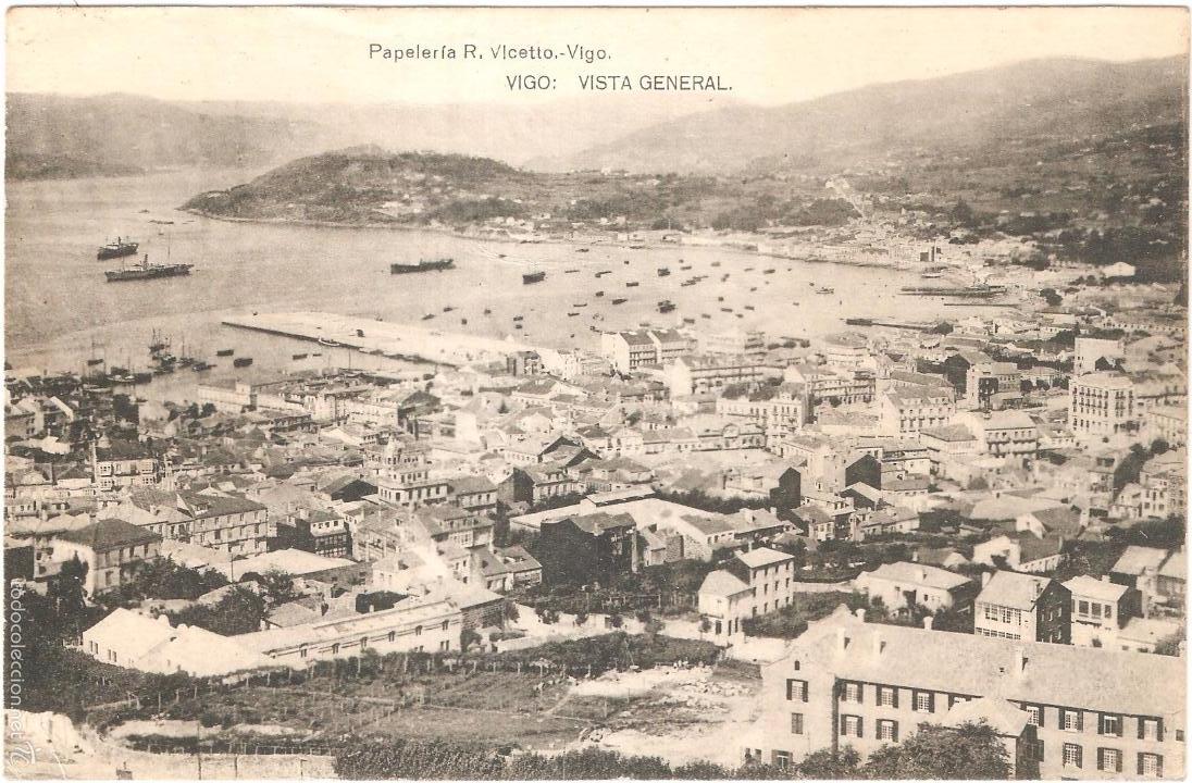 Postales: VIGO VISTA GENERAL 1926