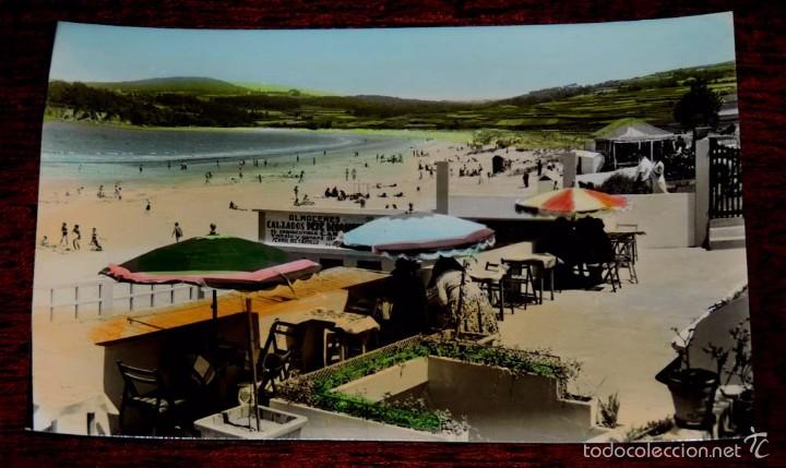 Postkarten: FOTO POSTAL DE MI&Ntilde;O, BETANZOS, PLAYA GRANDE, ED. LIBRERIA - AV. MI&Ntilde;O, NO CIRCULADA.