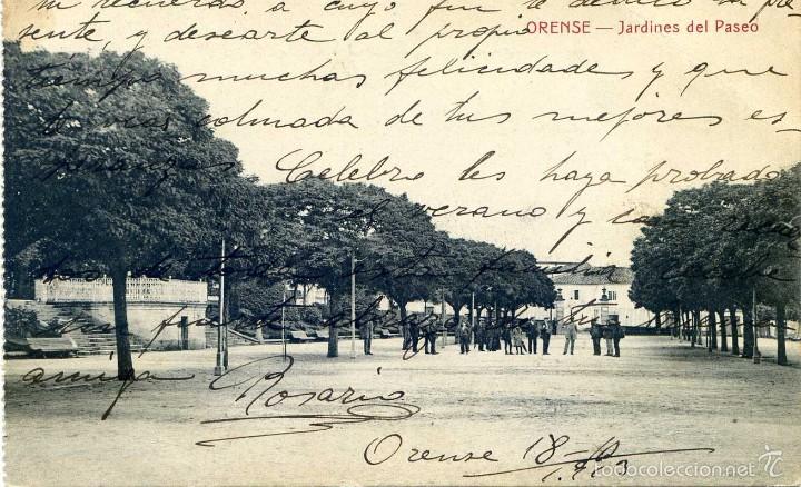 Postales: Orense Jardines del Paseo. - Foto 1