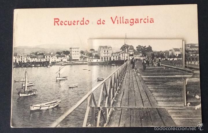 Postales: POSTAL MULTIVISTA RECUERDO DE VILLAGARCIA DE AROSA PONTEVEDRA