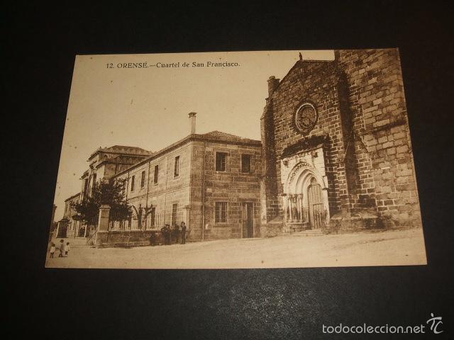 Postales: ORENSE CUARTEL DE SAN FRANCISCO - Foto 1