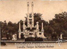 Postkarten: POSTAL ORIGINAL DECADA 1930, CORU&Ntilde;A, PARQUE DE MENDEZ NU&Ntilde;EZ. LEER, VER TAMA&Ntilde;O Y EXPLIC.
