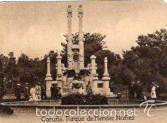 Postais: POSTAL ORIGINAL DECADA 1930, CORU&Ntilde;A, PARQUE DE MENDEZ NU&Ntilde;EZ. LEER, VER TAMA&Ntilde;O Y EXPLIC.