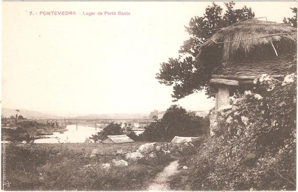Postales: PONTEVEDRA LUGAR DE PORTO SANTO