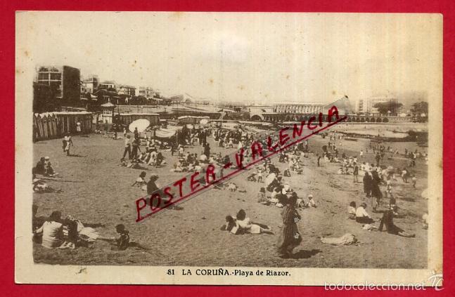 Postales: POSTAL LA CORU&Ntilde;A, PLAYA DE RIAZOR, P83104 - Foto 1