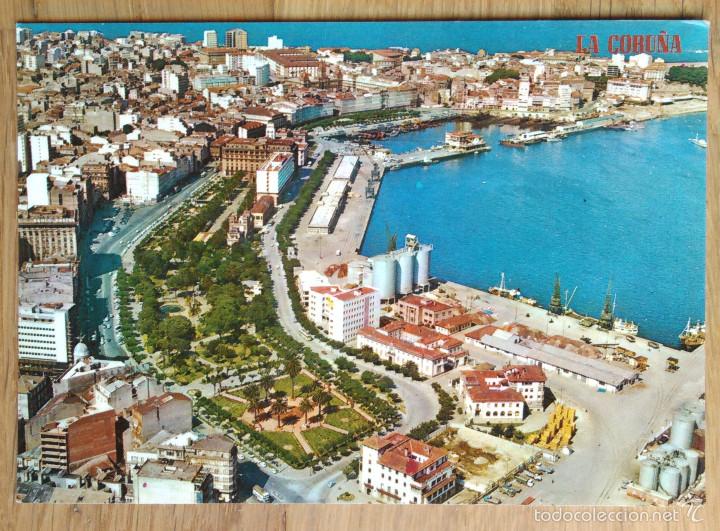 Postales: LA CORU&Ntilde;A - VISTA AEREA - Foto 1