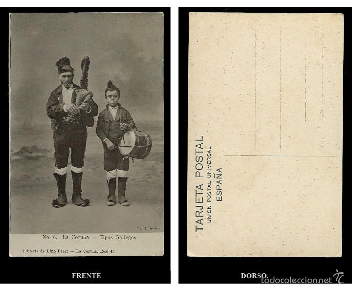 Postales: La Coru&ntilde;a. Tipos Gallegos. - Foto 1
