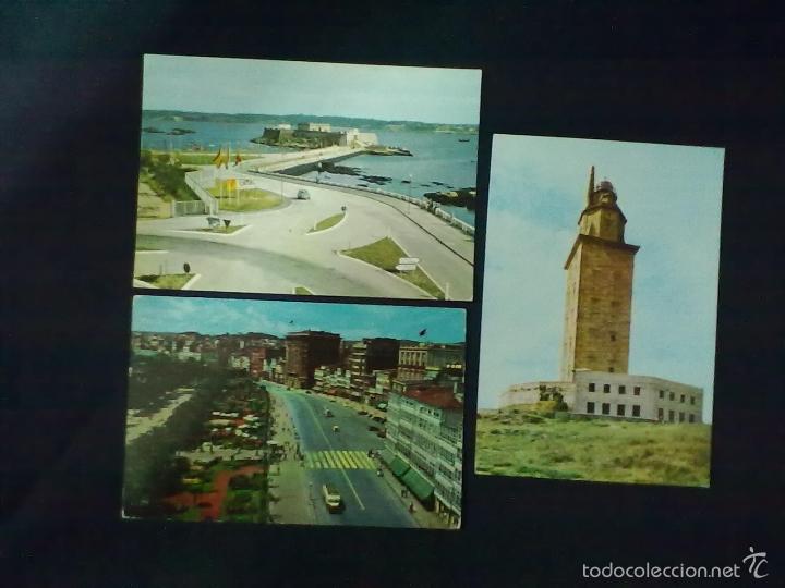 Postales: TRES POSTALES LA CORU&Ntilde;A - Foto 1