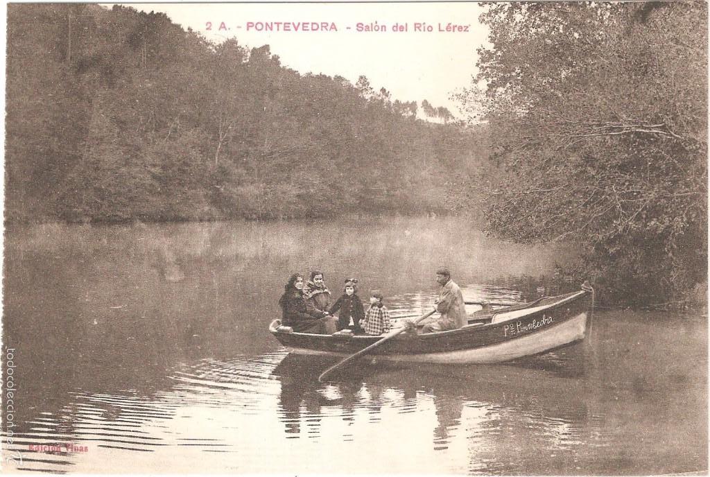 Postales: PONTEVEDRA SAL&Oacute;N DEL RIO LEREZ