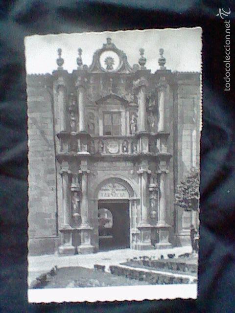 Postales: PORTADA COLEGIO FONSECA  SANTIAGO COMPOSTELA ED GARRABELLA N&ordm; 98  CIRCULADA A&Ntilde;OS 50