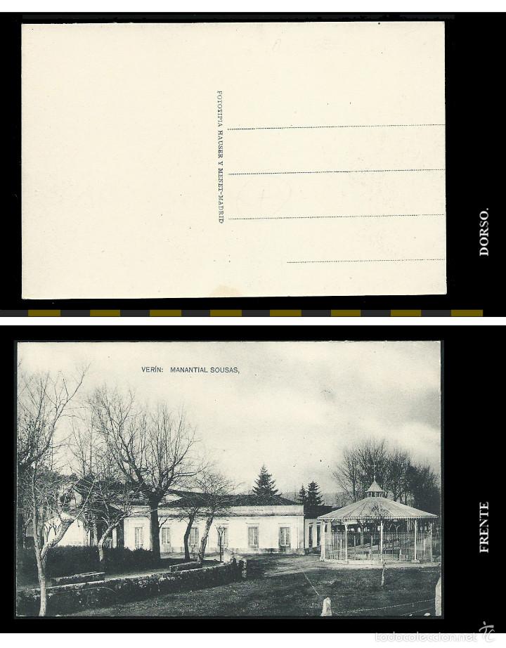 Postales: Verin. Manantial de Sousas. - Foto 1