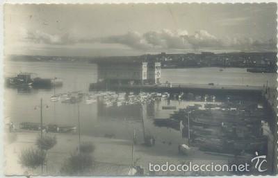 Postales: POSTAL DE CORU&Ntilde;A. REAL CLUB NAUTICO EN LA DARSENA   P-GA-1211