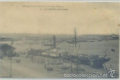 Postales: POSTAL ANTIGUA DE CORU&Ntilde;A. EL PUERTO   P-GA-1258