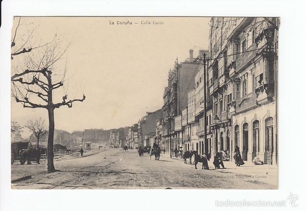 Postales: LA CORU&Ntilde;A .- CALLE GAR&Aacute;S - Foto 1