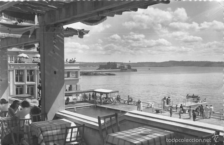 Postales: LA CORU&Ntilde;A.- LA SOLANA Y CASTILLO DE SAN ANT&Oacute;N