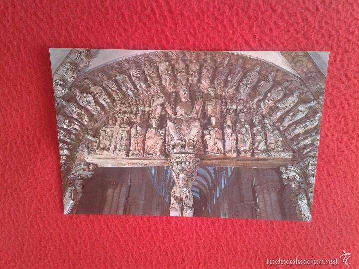 Postales: POSTAL POSTCARD LA A CORU&Ntilde;A SANTIAGO DE COMPOSTELA CATEDRAL PORTICO LA GLORIA MAESTRO MATEO DETALLE