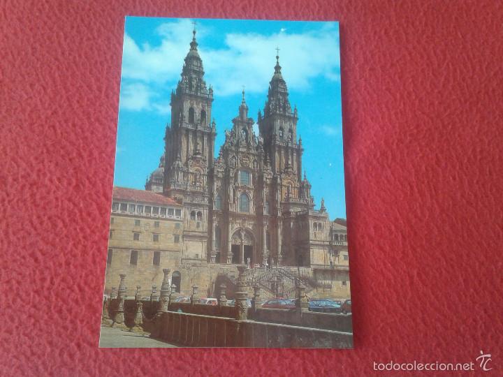 Postales: POSTAL POSTCARD LA A CORU&Ntilde;A SANTIAGO DE COMPOSTELA CATEDRAL. FACHADA PRINCIPAL OBRADOIRO ESTILO BARR