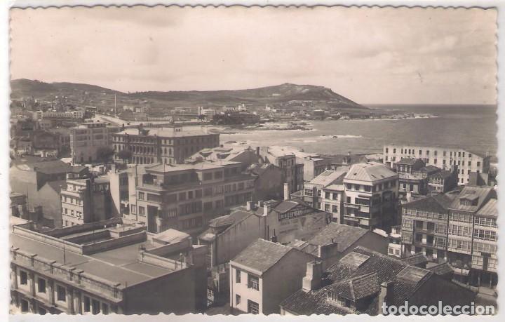 Postales: POSTAL DE LA CORU&Ntilde;A ,RIAZOR Y MONTE DE SAN PEDRO. - Foto 1