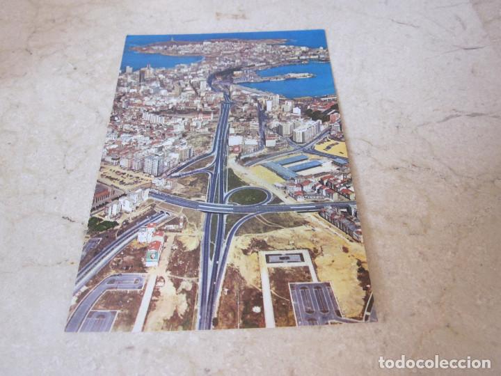 Postales: POSTAL VISTA AEREA LA CORU&Ntilde;A - Foto 1