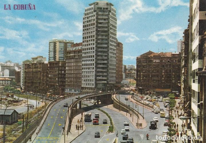 Postales: N&ordm; 28896 POSTAL LA CORU&Ntilde;A VIADUCTO DEL GENERALISIMO - Foto 1