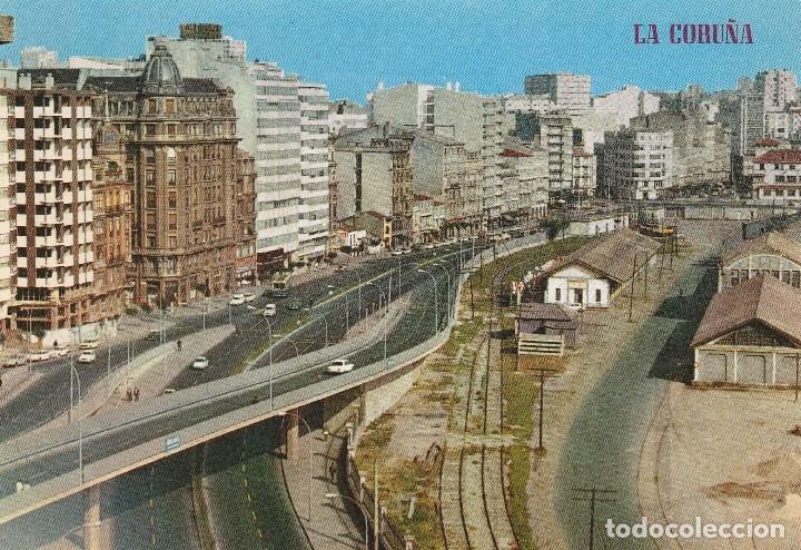 Postales: N&ordm; 28900 POSTAL LA CORU&Ntilde;A VIADUCTO DEL GENERALISIMO - Foto 1
