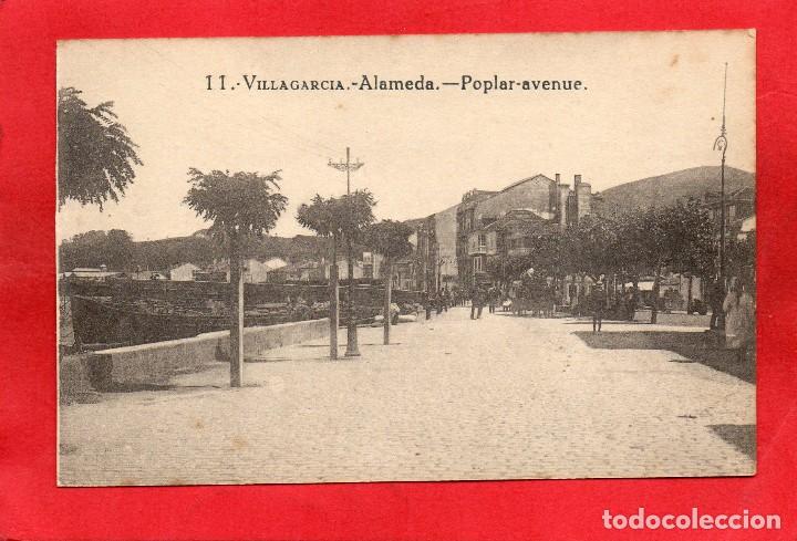 Postkarten: villagarcia. 11 alameda. ed. l. bouza
