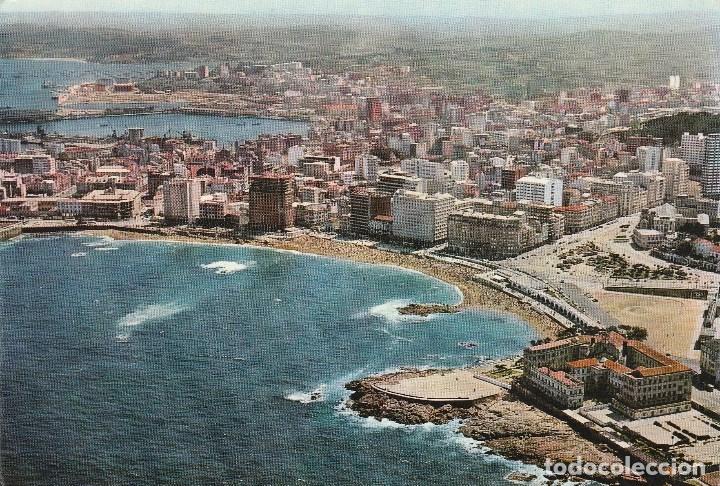Postales: N&ordm; 28910 POSTAL LA CORU&Ntilde;A PLAYA DE RIAZOR - Foto 1