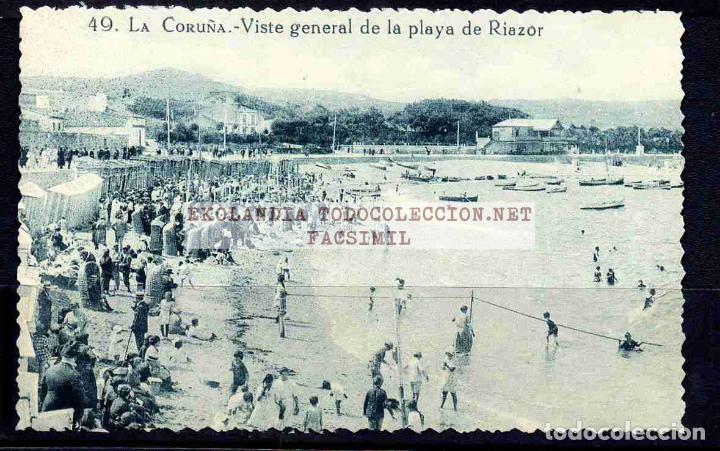 Postais: 05B L12 POSTAL DE PONTEVEDRA EKL VISTA GENERAL TARJETA FACSIMIL V3