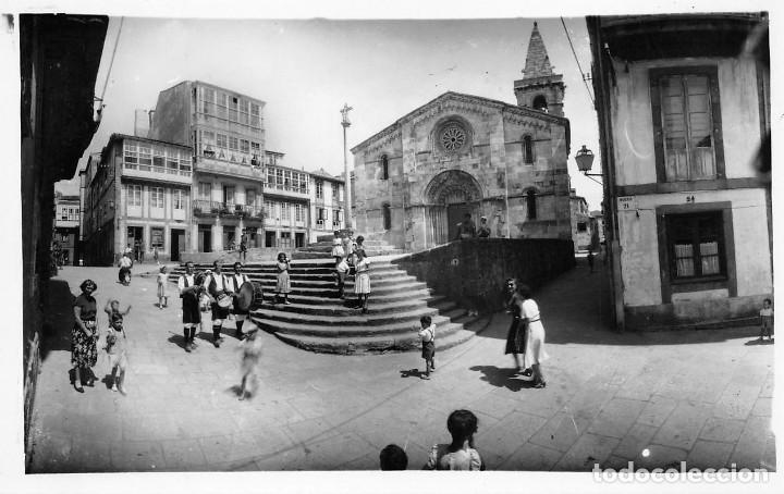 Postales: LA CORU&Ntilde;A.- COLEGIATA DE SANTA MARIA