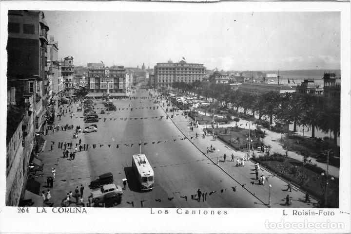 Postales: LA CORU&Ntilde;A.- LOS CANTONES