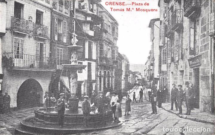 Postais: ORENSE.- PLAZA DE TOMAS M. MOSQUERA