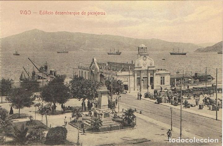 Postales: Vigo. Edificio desembarque de pasajeros. - Foto 1