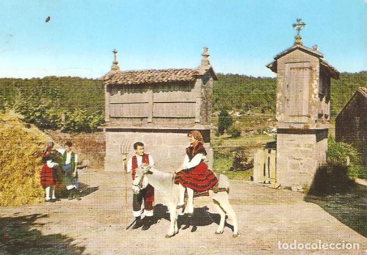 Cartes Postales: FOLKLORE GALLEGO, EDIC.ALARDE, CIRCULADA CON SU SELLO