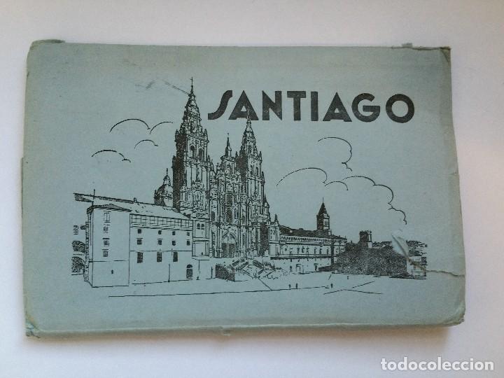 Postales: Acorde&oacute;n de 10 postales de Santiago. Garcia Garabella